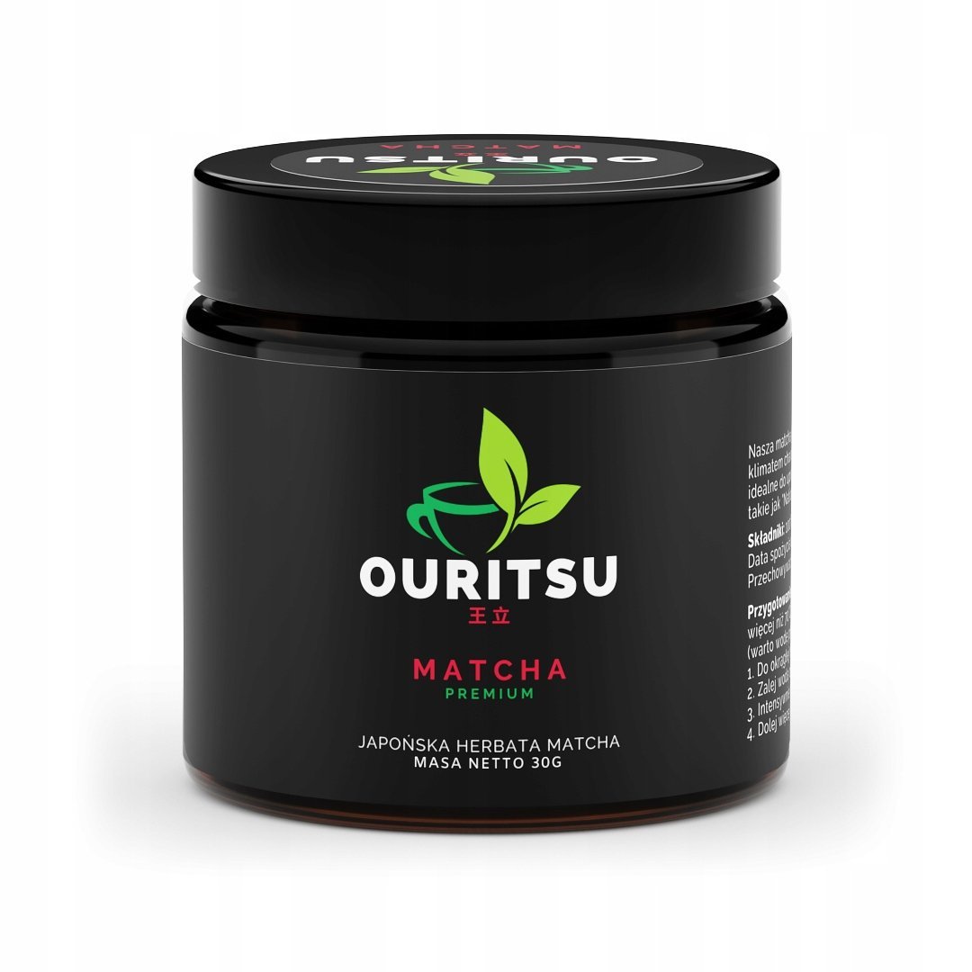 OURITSU MATCHA PREMIUM JAPONSKA ZIELONA HERBATA PROSZEK 30G CODZIENNA