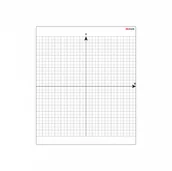 Tablice i flipcharty - Nakładka magnetyczna suchościeralna - układ współrzędnych - miniaturka - grafika 1