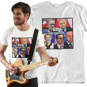 Koszulki męskie - KOSZULKA POLITYCZNA MĘSKA GRY POLITYCZNE HUMOR DLA NIEGO PREZENT - miniaturka - grafika 1