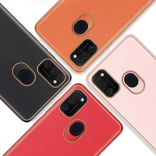Dux Ducis Yolo eleganckie etui pokrowiec ze skóry ekologicznej Samsung Galaxy M30s różowy - Etui i futerały do telefonów - miniaturka - grafika 13