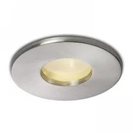 Lampy sufitowe - SPLASH R wpuszczana nikiel mat 230V GU10 50W IP65 Redlux R11734 - miniaturka - grafika 1