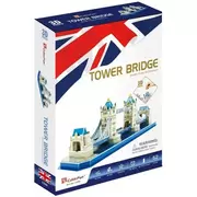 Puzzle - Puzzle 3D Tower Bridge 52 el. - Cubic Fun - miniaturka - grafika 1