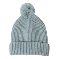 Szaliki i chustki dla dzieci - Czapeczka z wełny merino 100 miętowa Silk 6-12 mies. - miniaturka - grafika 1