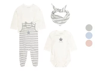Komplety dla niemowląt - bellybutton bellybutton Komplet prezentowy niemowlęcy (śpioszki, koszulka, body, chustka), 1 komplet - grafika 1