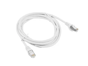 Patchcord kat.6 FTP 0,5m biały Fluke Passed Lanberg PCF6-10CC-0050-W - Patchcordy - miniaturka - grafika 1