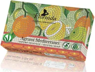 Mydła - La Dispensa FLORINDA mydło w kostce Śródziemnomorskie owoce cytrusowe, 200g - miniaturka - grafika 1