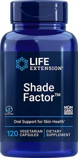 Life Extension LIFE EXTENSION Shade Factor (Wewnętrzna Ochrona Skóry przed Promieniami UV) 120 Kapsułek wegetariańskich - Włosy, skóra, paznokcie - miniaturka - grafika 1