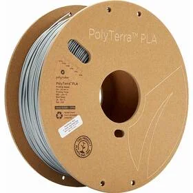 Wkład do piór (filament) Polymaker PolyTerra PLA, 1,75 mm, 1 kg - Fossil Grey (PM70824) - Filamenty i akcesoria do drukarek 3D - miniaturka - grafika 1