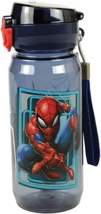 bidon butelka z ustnikiem na wodę Spiderman 600ml - Bidony dla dzieci - miniaturka - grafika 1