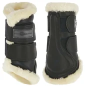 Akcesoria jeździeckie - Covalliero Miękkie ochraniacze dla konia Pelisa, rozmiar kuc, czarne - miniaturka - grafika 1