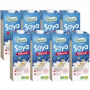 Natumi Napój sojowy bezglutenowy Zestaw 8 x 1 l Bio - Napoje roślinne - miniaturka - grafika 1