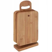 Deski do krojenia - Zestaw desek do krojenia kuchenne 6 szt. + stojak - miniaturka - grafika 1