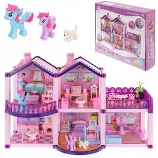 Lt239 Landtoys Willa Domek Dla Lalek Kucyków - Domki dla lalek - miniaturka - grafika 1