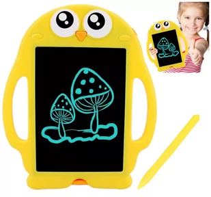 Tablet Graficzny Do Rysowania Znikopis Tablica Lcd  Żółty U536Y - Zabawki interaktywne dla dzieci - miniaturka - grafika 1