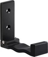 Ręczniki - 1x wielofunkcyjny składany wieszak składany wieszak ścienny wieszak ścienny na ręcznik pod kątem 90° uchwyt na słuchawki - kolor [czarny] - wieszak ze stopu aluminium wieszak na garderobę wieszak ścienny na ręcznik - miniaturka - grafika 1