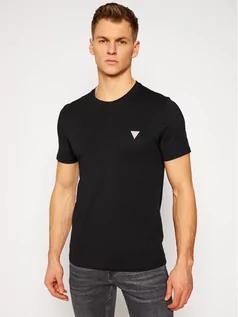 Koszulki męskie - GUESS T-Shirt M1RI36 I3Z11 Czarny Slim Fit - grafika 1