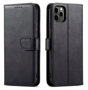 Kabura magneto wallet do Samsung Galaxy S25 czarny - Etui i futerały do telefonów - miniaturka - grafika 1