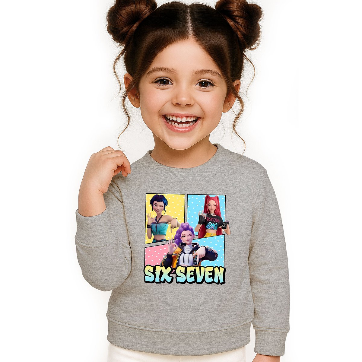 BLUZA DZIECIĘCA 67 SIX SEVEN VIRAL HUNTRIX 122-128 DLA CHŁOPCA DZIEWCZYNKI