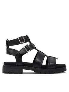 Clarks Sandały Orinoco Cove 26176319 Czarny - Sandały damskie - miniaturka - grafika 1