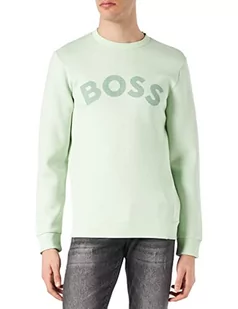 BOSS Męska bluza Salbo Iconic, Otwarty zielony 361, 3XL - Bluzy męskie - miniaturka - grafika 1