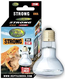 REPTILE NOVA Żarówka Grzewcza Uva - Reptile Nova Strong 25W - Akcesoria do terrarium - miniaturka - grafika 1