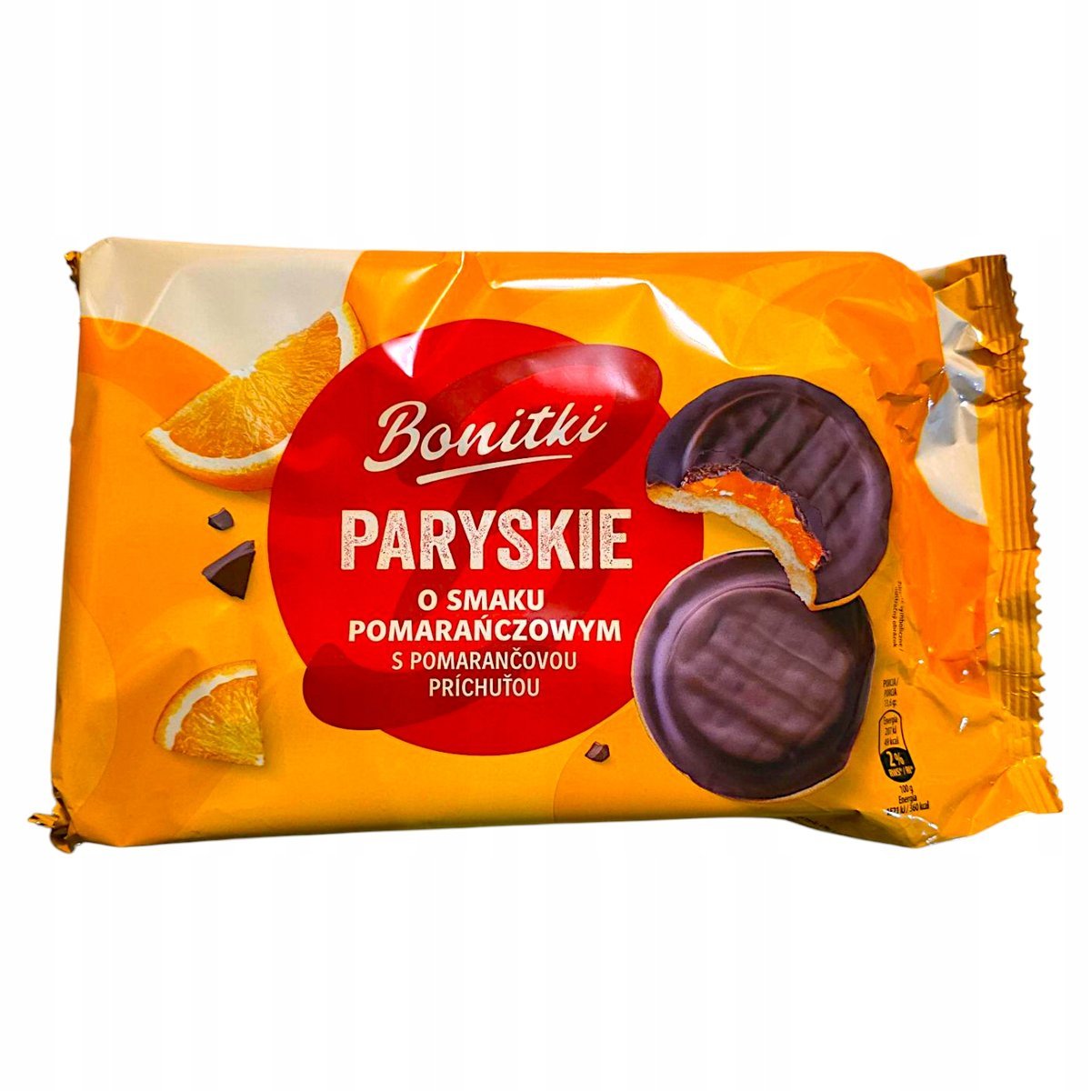 Biszkopty Bonitki o smaku pomarańczowym 300g Paryskie