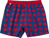 Majtki męskie - BOKSERKI ATLANTIC LUŹNE MBX599 WALENTYNKOWE SZORTY MĘSKIE GRANATOWE XXL - miniaturka - grafika 1