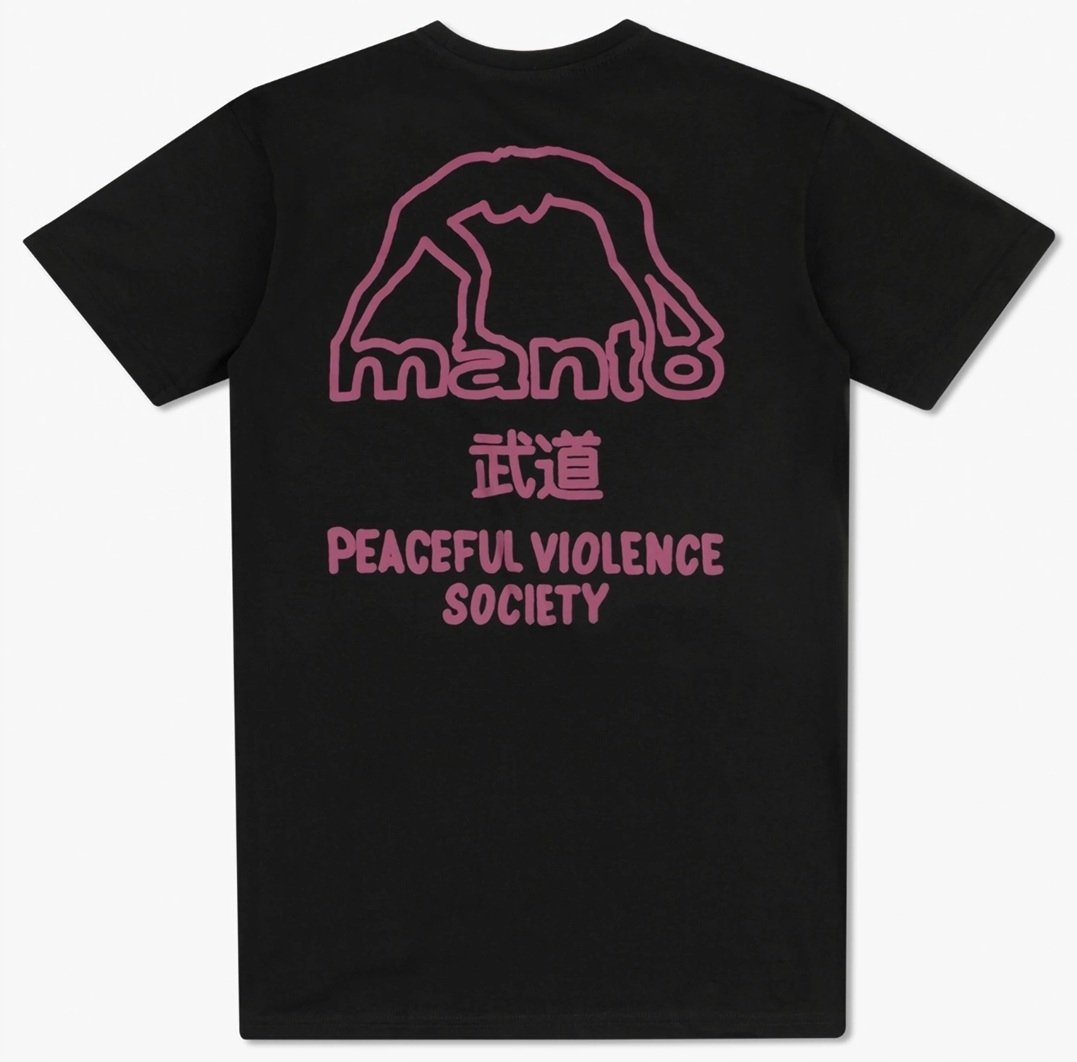 MANTO koszulka T-shirt SOCIETY 25 czarny onyks rozm. XXL
