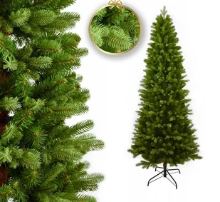 CHOINKA SZTUCZNA PREMIUM ŚWIERK SLIM JASNA PE 180 CM - Choinki - miniaturka - grafika 1