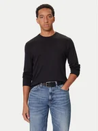 Koszulki męskie - Calvin Klein Longsleeve LV04LD227G Czarny Regular Fit - miniaturka - grafika 1