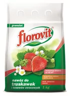 Nawozy ogrodnicze - Florovit Nawóz granulowany do truskawek i krzewów owocowych worek 1kg - miniaturka - grafika 1