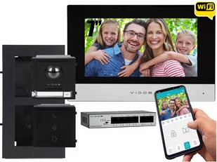 Jednorodzinny wideodomofon IP Vidos ONE M2010 A2000-G/L FullHD Aplikacja na Telefon Podtynkowy - Wideodomofony - miniaturka - grafika 1