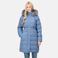 Kurtki damskie - Regatta Damska Kurtka Zimowa Parka Termiczna Daleyza Niebieski, Rozmiar: 38 - miniaturka - grafika 1