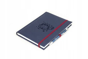 KOTEK Notes długopis kratka Lazio granat BOR19 - Planery - miniaturka - grafika 1