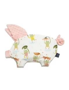 La Millou Podusia Sleepy Pig minky ( Frogs ) - Kołdry i poduszki dla dzieci - miniaturka - grafika 1