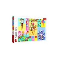 Puzzle - Trefl Puzzle 500 - Widok pałacu w Łazienkach latem - miniaturka - grafika 1