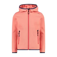 Kurtki i płaszcze dla dziewczynek - CMP, Kid Gjacket Fix Hood, dziewczyna, flaming, 98 - miniaturka - grafika 1