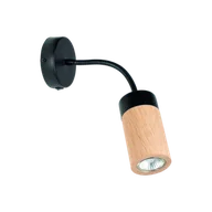 Lampy ścienne - Britop Regulowana LAMPA ścienna ANNICK 2419104 drewniana OPRAWA tuba kinkiet 2419104 - miniaturka - grafika 1