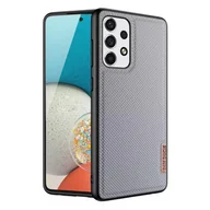 Etui i futerały do telefonów - Dux Ducis Fino etui pokrowiec pokryty nylonowym materiałem Samsung Galaxy A73 niebieski - miniaturka - grafika 1