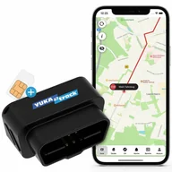 Lokalizatory GPS - Yukatrack YTOBD2GPS lokalizator GPS Uniwersalne Namierzacz GPS Czarny - miniaturka - grafika 1