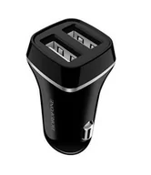 Ładowarki samochodowe - BOROFONE Borofone ładowarka samochodowa 2xUSB czarny BFO-BZ2-B - miniaturka - grafika 1