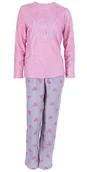 Piżamy damskie - Różowo-szary zestaw do spania L - miniaturka - grafika 1