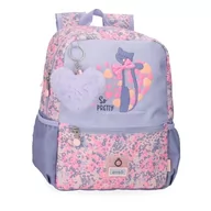 Plecaki szkolne i tornistry - Enso So Pretty Plecak przedszkolny na kółkach Wielobarwny 27x33,5x11 cm Poliester, Biały, 25x32x12 cms, Plecak turystyczny - miniaturka - grafika 1