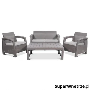 Zestaw Corfu 2-Set LYON : Kolor - cappuccino/piasek BK-004591 - Meble ogrodowe - miniaturka - grafika 1