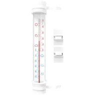 Stacje pogodowe - Termometr zaokienny duży przyklejany 290 x 45 mm Bioterm - miniaturka - grafika 1