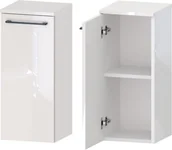 Szafki łazienkowe - Słupek Łazienkowy ROSEN 1D D L - Uchwyt Czarny - miniaturka - grafika 1