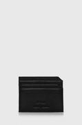 Etui na dokumenty i karty - Polo Ralph Lauren etui na karty skórzane kolor czarny - miniaturka - grafika 1