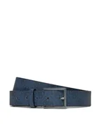 Paski - Guess Pasek Męski Vezzola Belts BM7781 P3435 Granatowy - miniaturka - grafika 1