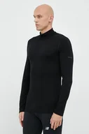 Bielizna sportowa męska - Icebreaker longsleeve funkcyjny 260 Tech kolor czarny - miniaturka - grafika 1