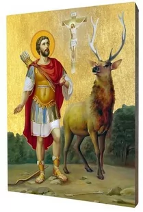 Ikona Święty Eustachy Rzymski - Ikony i obrazy sakralne - miniaturka - grafika 1